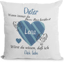 Kissen mit Namen geschenk herzberührt liebeserklärung Individuell personalisiert partnerschaft freundschaft liebe Fadensalat-shop