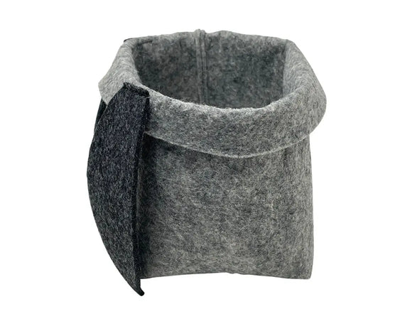 Osterkorb mit Namen personalisiert Osternest Filz Ostergeschenk Osterkörbchen Kinder Rosa Fadensalat-shop