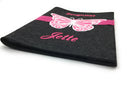 Zeugnismappe mit Namen(A4)incl.zeugniss Hefter Butterfly Dokumentenmappe pink Fadensalat-shop