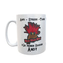 Tasse mit Namen Antistress & widmung zu sein Personalisiertes Geschenk Kaffebecher lustig