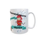 Tasse mit Namen Feuerwehrmann Personalisiert Kindertasse Wunschname