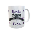 Tasse Beste Mama der welt geschenk mit namen Personalisiert kaffebecher Geschenk