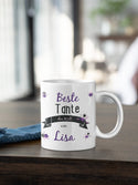 Tasse Beste Tante der welt geschenk mit namen Personalisiert kaffebecher Geschenk becher