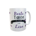 Tasse Beste Tante der welt geschenk mit namen Personalisiert kaffebecher Geschenk becher