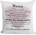 Geschenk für beste Mama- Kissen mit Namen- Muttertagsgeschenke- Mama Geschenke personalisiert