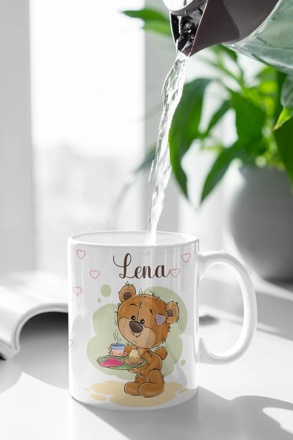 Tasse mit namen Teddybär Reicht Kaffee mit wunschname personalisiertes geschenk