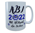 Geschenk zum ABITUR 2022 Schulabschluss witzig Tasse Abi Mädchen Jungen Abiturgeschenk Blau